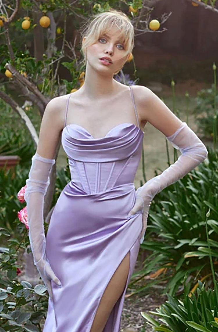 Scarlett Cowl Neck Evening Dress