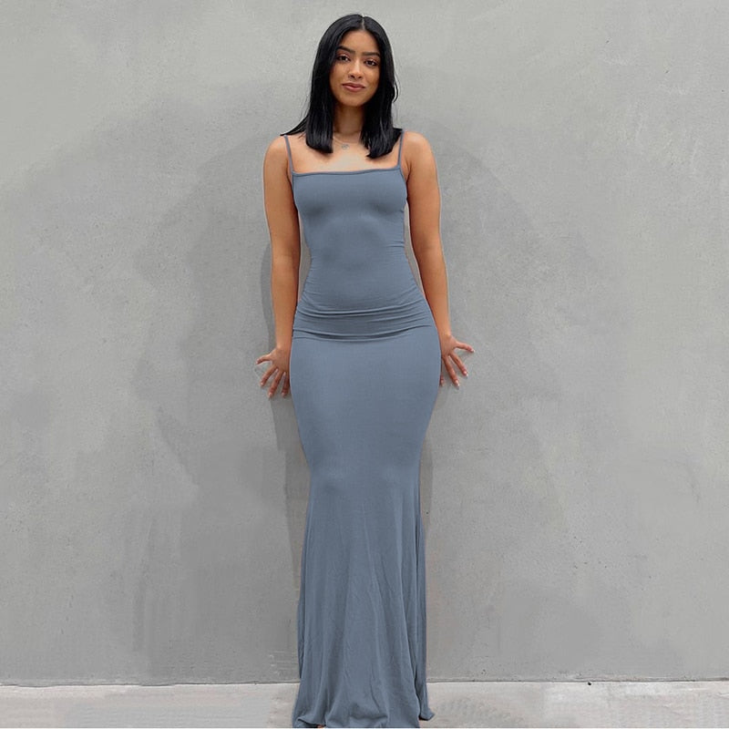 Jade Sleeveless maxi dress